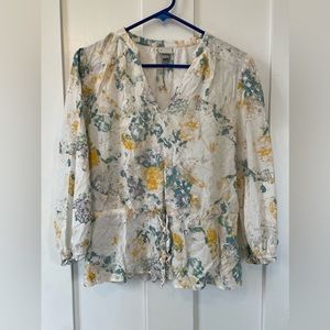 Floral Pattern Blouse